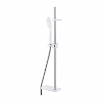 Conjunto de ducha Omnires Siena cromo/blanco (SIENA-SCRB)