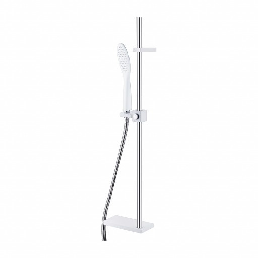 shower set Omnires Siena chrome/white (SIENA-SCRB)