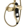 Sistema de ducha Rea Soul dorado/negro (REA-B9962)