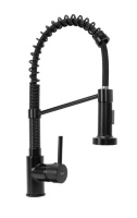 Grifo monomando de cocina Rea Spring negro (REA-B4804)