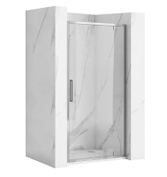 Puerta de ducha Rea Rapid Swing 90x195, cristal de seguridad, transparente, cromado (REA-K5606)
