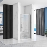 shower door Rea Rapid Swing 90x195 safety glass, transparent, chrome (REA-K5606)