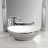 washbasin Rea Sofia 34.5x40.9 silver/white (REA-U0420)