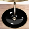 washbasin Rea Sofia 41x33,5 black gold brush (REA-U3310)