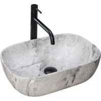 Lavabo Rea Livia 33,5x46,5 piedra (REA-U3800)