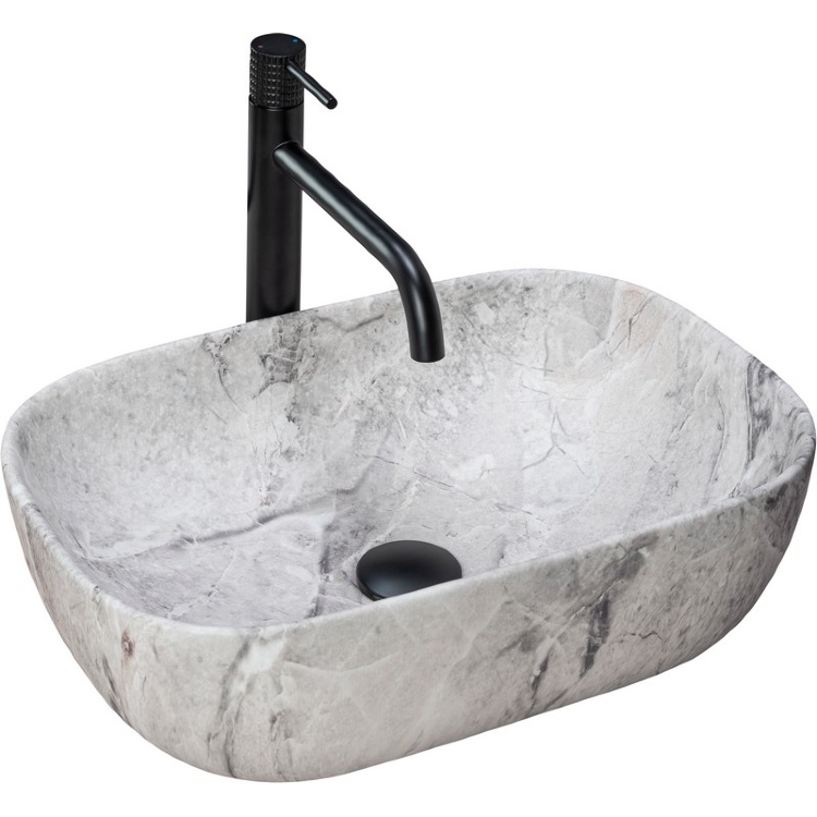 Lavabo Rea Livia 33,5x46,5 piedra (REA-U3800)