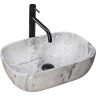 washbasin Rea Livia 33,5x46,5 stone (REA-U3800)