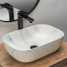 Lavabo Rea Belinda 46x32 mármol mate (REA-U8702)