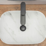 Lavabo Rea Belinda 46x32 mármol mate (REA-U8702)