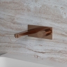 Mezclador de lavabo empotrado Omnires Contour, cobre cepillado (CT8015CPB)
