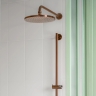 Omnires Slimline overhead shower 25 cm, brushed copper (WG125CCPB)