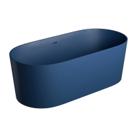 ванна Omnires Ovo M+ 160х75 овальная matt midnight blue (OVO160WWZPMB)