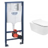 Inodoro Rea Mateo Rimless + instalación Grohe Rapid SL, llave (REA-C1258 + 38772001)