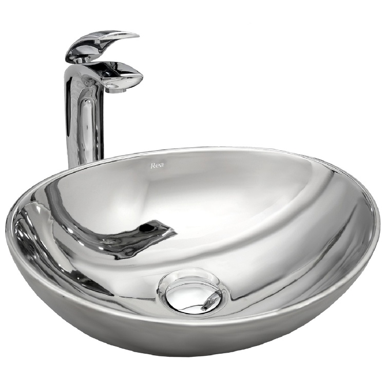 washbasin Rea Sofia 34,5x40,9 silver n (REA-U0852)