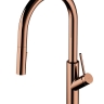 Grifo de cocina Omnires Bend de cobre (BE6455CP)
