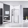 shower door Rea Fargo 110x195 safety glass, transparent (REA-K6325)