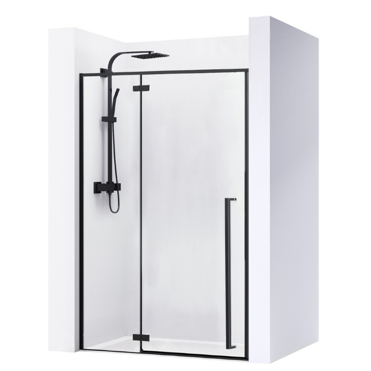 shower door Rea Fargo 110x195 safety glass, transparent (REA-K6325)