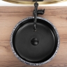 Lavabo Rea Florisa 40x40 negro mate (REA-U3307)