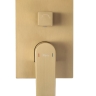 Juego de ducha empotrado Rea Moby dorado cepillado (REA-P2403)