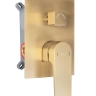 Juego de ducha empotrado Rea Moby dorado cepillado (REA-P2403)
