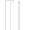Toallero Omnires Modern Project blanco mate (MP60216WM)