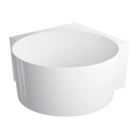 ванна Omnires Ovo M+ 120х120 круглая gloss white (OVO120WNBP)