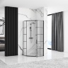 Cabina de ducha Rea Hex 90x90 cristal de seguridad, transparente (REA-K8979)