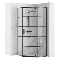 Cabina de ducha Rea Hex 90x90 cristal de seguridad, transparente (REA-K8979)