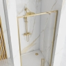 shower door Rea Rapid Swing 100x195 safety glass, transparent, gold (REA-K5619)