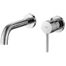 Mezclador de lavabo empotrado Rea Lungo cromado (REA-B0521)