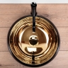 Lavabo Rea Luna 40x40 negro/dorado (REA-U3306)