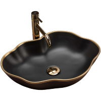 Lavabo Rea Pearl 51,5x37,5 oro negro (REA-U0692)