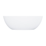 Bañera Omnires Shell de 148 x 75 cm, independiente, color blanco mate (SHELL148WWBM)