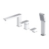 bath mixer Omnires Parma chrome/white (PM7432CRB)