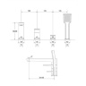 bath mixer Omnires Parma chrome/white (PM7432CRB)