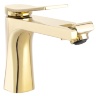 Mezclador de lavabo Rea Soul dorado (REA-B9959)