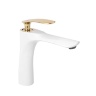 washbasin mixer Rea Orbit white-gold (REA-B2052)