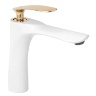 washbasin mixer Rea Orbit white-gold (REA-B2052)