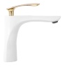 washbasin mixer Rea Orbit white-gold (REA-B2052)