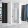 shower door Rea Rapid Slide 140x195 safety glass, transparent, chrome (REA-K5604)