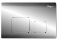 Botón de descarga Rea cromado F (REA-E019A)
