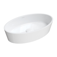 Lavabo Omnires Bari 50x30 blanco (BARI500UNBP)