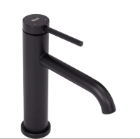 Mezclador de lavabo Rea Clif negro mate bajo (REA-B5321)