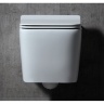 toilet Rea Ramon suspended, without rim, seat duroplast slim n, white (REA-C8536)