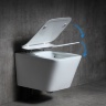 toilet Rea Ramon suspended, without rim, seat duroplast slim n, white (REA-C8536)