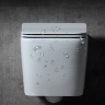 toilet Rea Ramon suspended, without rim, seat duroplast slim n, white (REA-C8536)