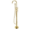 Rea Ortis floor-standing bath mixer, light gold (REA-B7430)