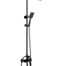 Sistema de ducha Rea Maximus negro (REA-P2412)