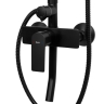 Sistema de ducha Rea Maximus negro (REA-P2412)