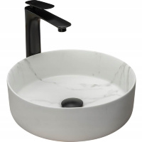 Lavabo Rea Sami 36x36 mármol mate (REA-U8703)
